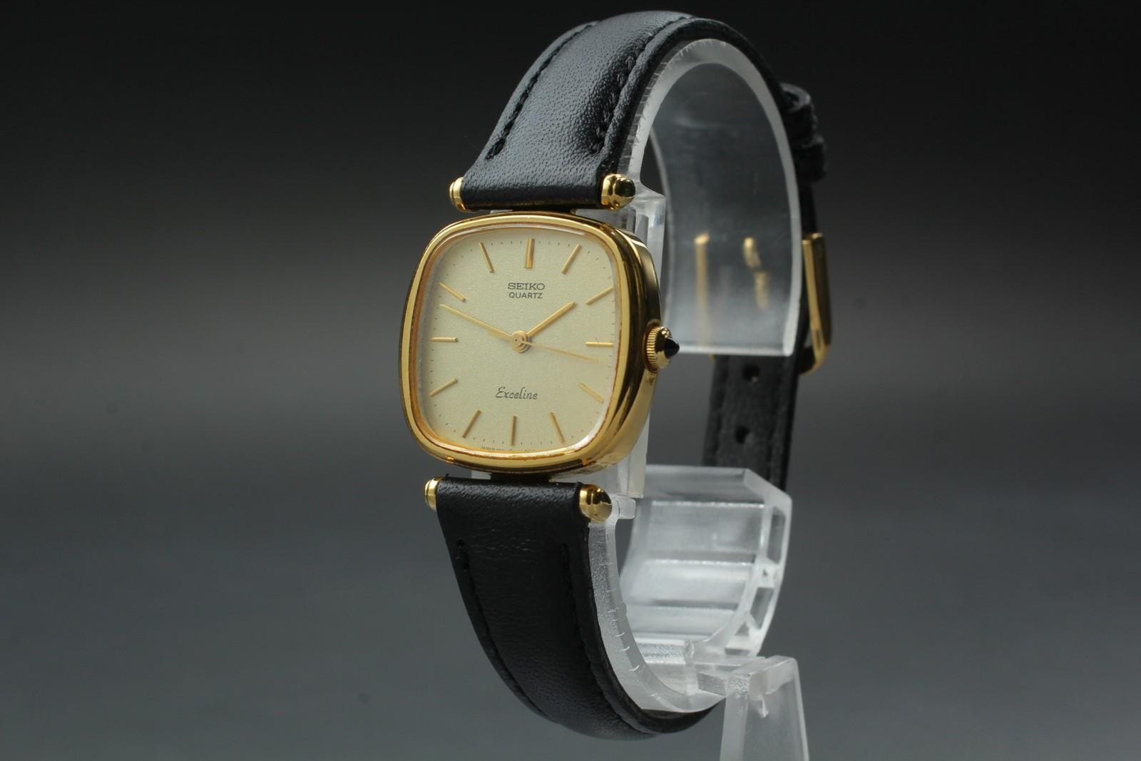 時計 vintage seiko exceline 2p diamond watch Petit Amour Vintage | VERY RARE Vintage SEIKO Exceline Two