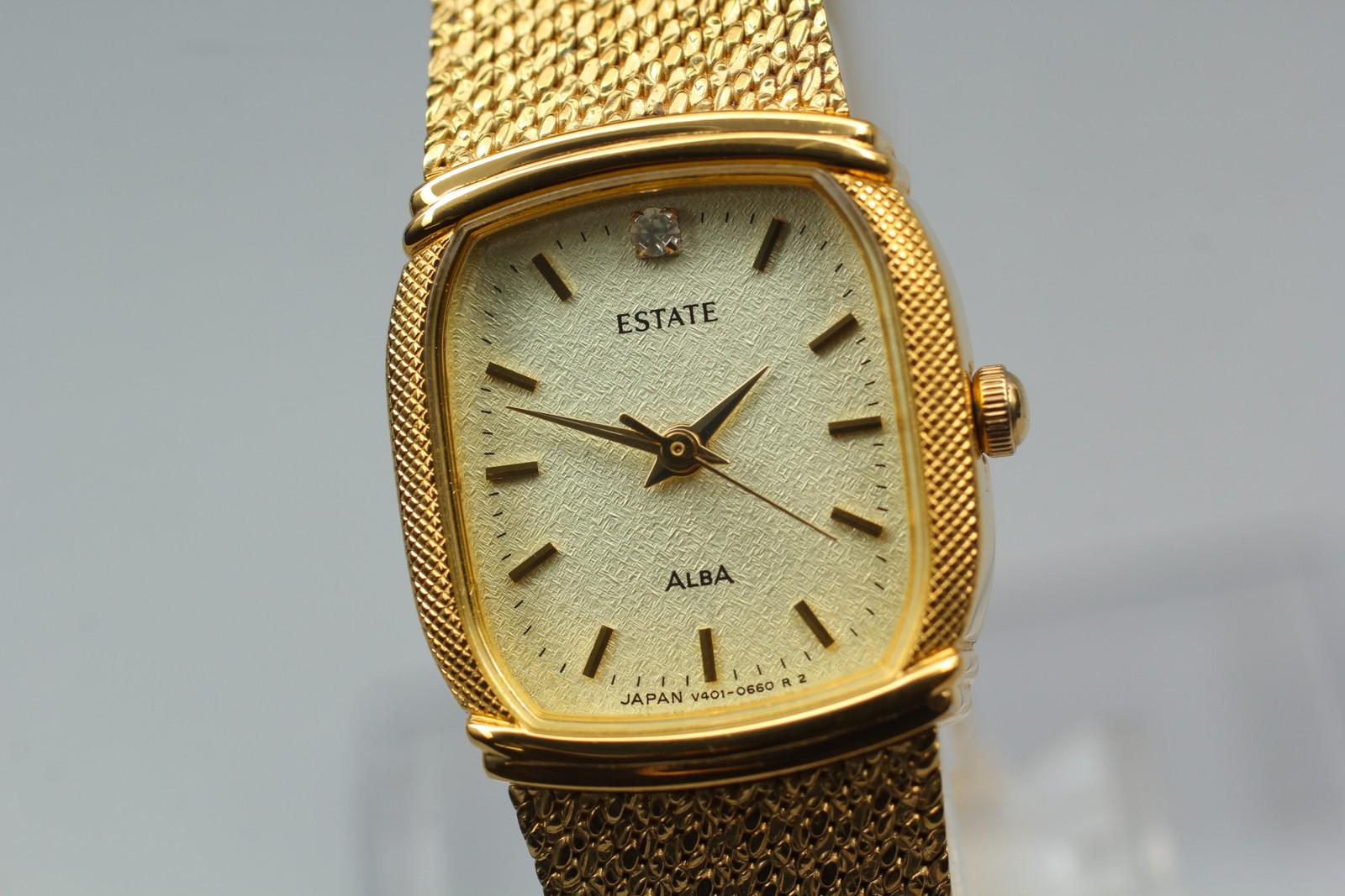 【希少新品電池】SEIKO ALBA 腕時計　レディース　v401-0860 希少新品電池】SEIKO ALBA 腕時計 レディース v401-0860 Seiko V401 - Etsy