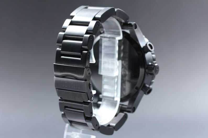 Nixon the 51-30 chrono "simplify" black chronograph mens watch vtg near mint image 10