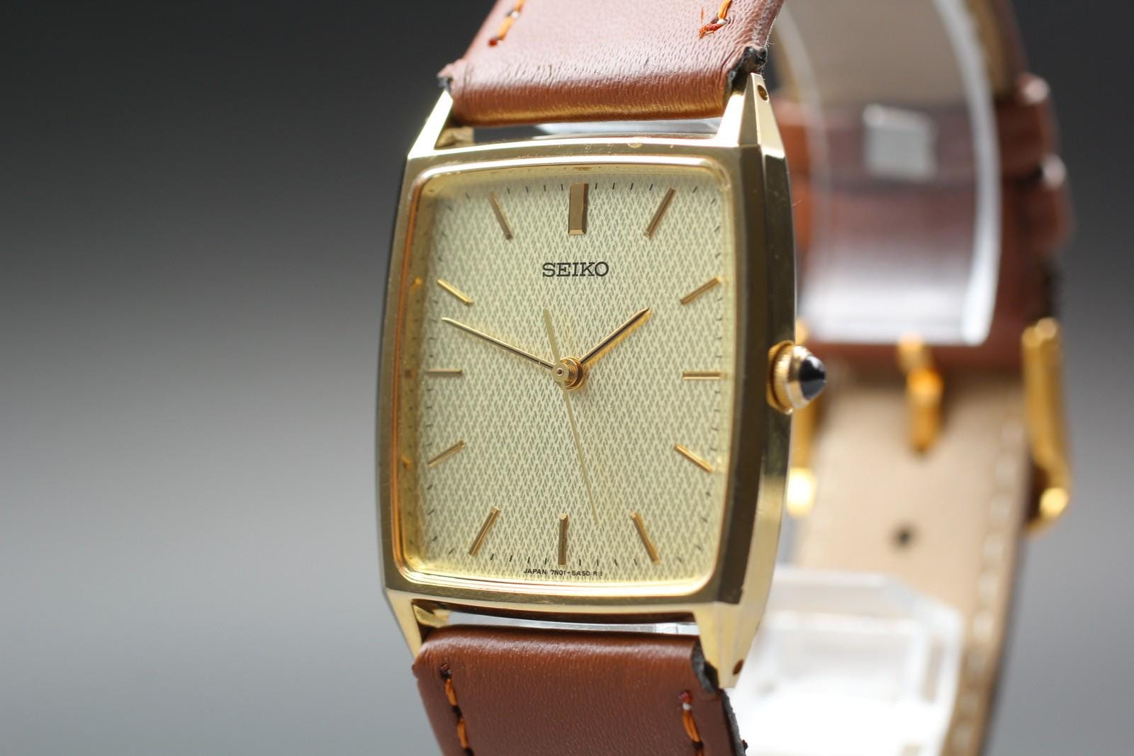 1991 Seiko Tank - Etsy