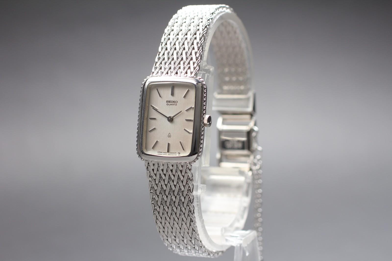 ヴィンテージ SEIKO 1400-6820 スクエア 稼働品 美品 希少 激レアセイコー SGP 1400-6820 クォーツ ヴィンテージ 腕時計 - メルカリ