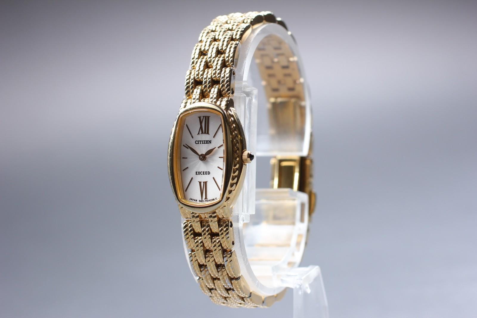 Citizen Exceed 3330-H27872 Ladies Watch – Two Tone, Champagne Dial Antimagnetic Citizen Exceed - Etsy main image 2