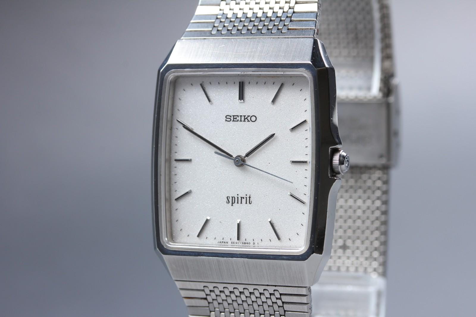 Seiko Spirit Tank - Etsy