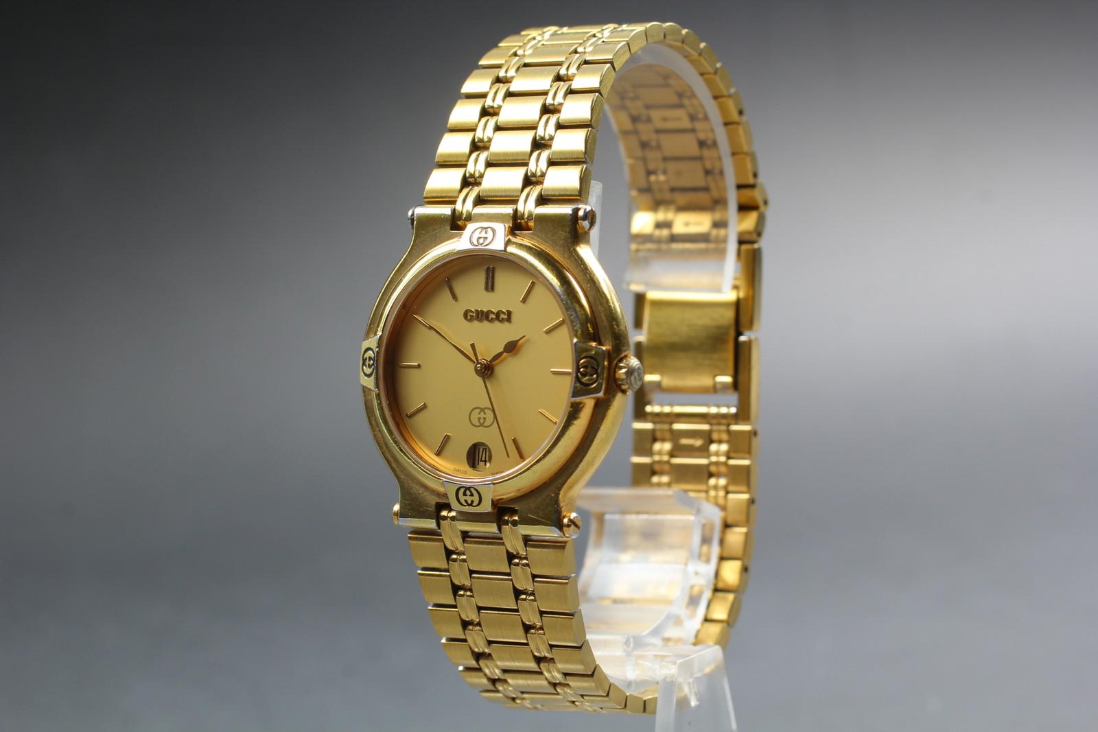 Gucci Watch 9200m - Etsy Vintage Gucci Gold Mens Watch 9200M main image 0
