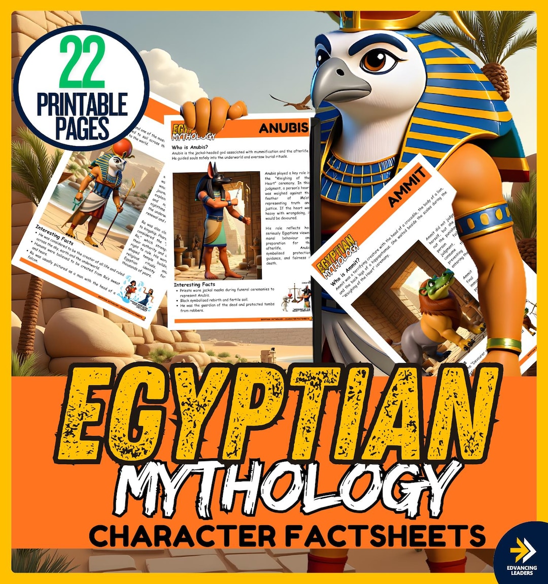 Egyptian Mythology Character Factsheets | Australian Curriculum Aligned ...