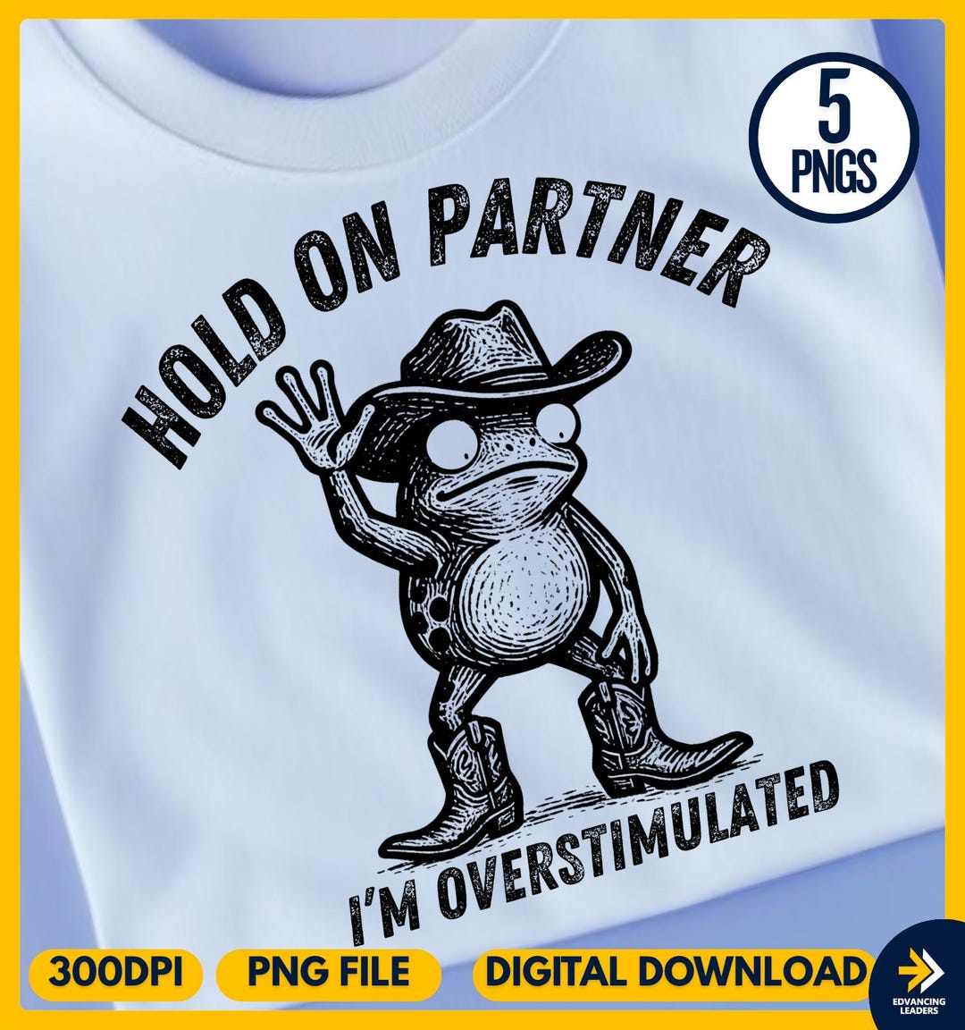 Produktbild von Hold On Partner – Lustiges Schreibtischschild „Overstimulated“ – 3D-Druck, Büro-Humor, Bitte Nicht Stören, Geschenk