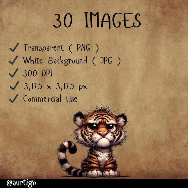 Grumpy Animals Clipart Bundle: Funny Watercolor PNG Illustrations ...