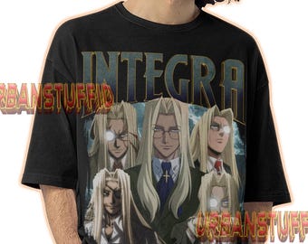 Camiseta gráfica INTEGRA HELLSING ANIME - Mercancía de Sir Integra Hellsing Ova - Camiseta pirata definitiva de Comrade Integra Hellsing
