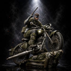 Naked Snake Metal Gear 3D STL File, Figurine for 3D Printing