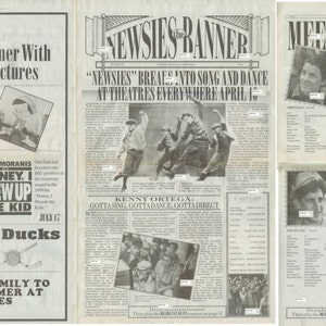 Newsies, il giornale promozionale musicale "The Pape" distribuito in anteprima mondiale - Copia digitale