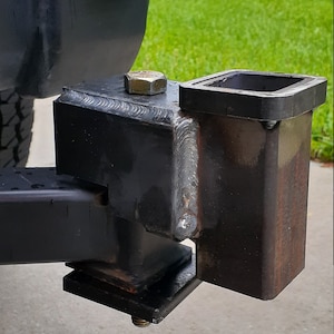 Odena / SmittyBilt Style Bumper Adapter Brackets for the Jeep Wrangler Door Carrier - On Board Carrying System