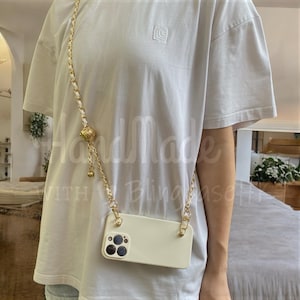 Verstellbarer Crossbody-Kettenriemen | iPhone & Samsung Hülle