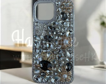 Handmade Sparkle Rhinestone Crystal bedazzled | iPhone & Samsung Case
