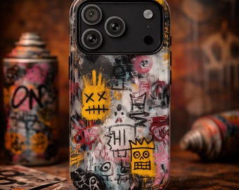 Custodia Neo Expressionist Graffiti Bold Urban Art per iPhone e Samsung