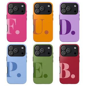 Custom Initial Phone Case, Personalized Monogram Cover, Minimalist Gift for iPhone & Samsung