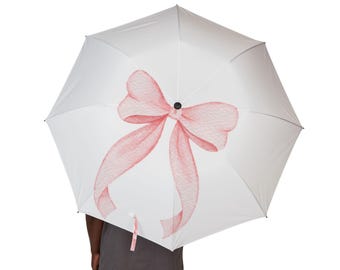 Paraguas plegable personalizado, paraguas compacto semiautomático / Opción de nombre personalizado