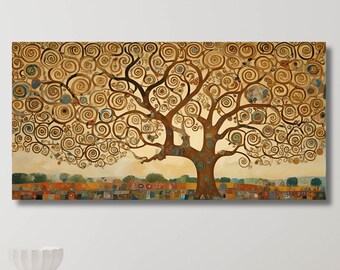 Tree of Life Canvas Wall Art Print: Yggdrasil Wall Decor