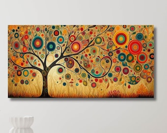 Tree of Life Canvas Wall Art Print: Yggdrasil Poster, Gift Home Decor