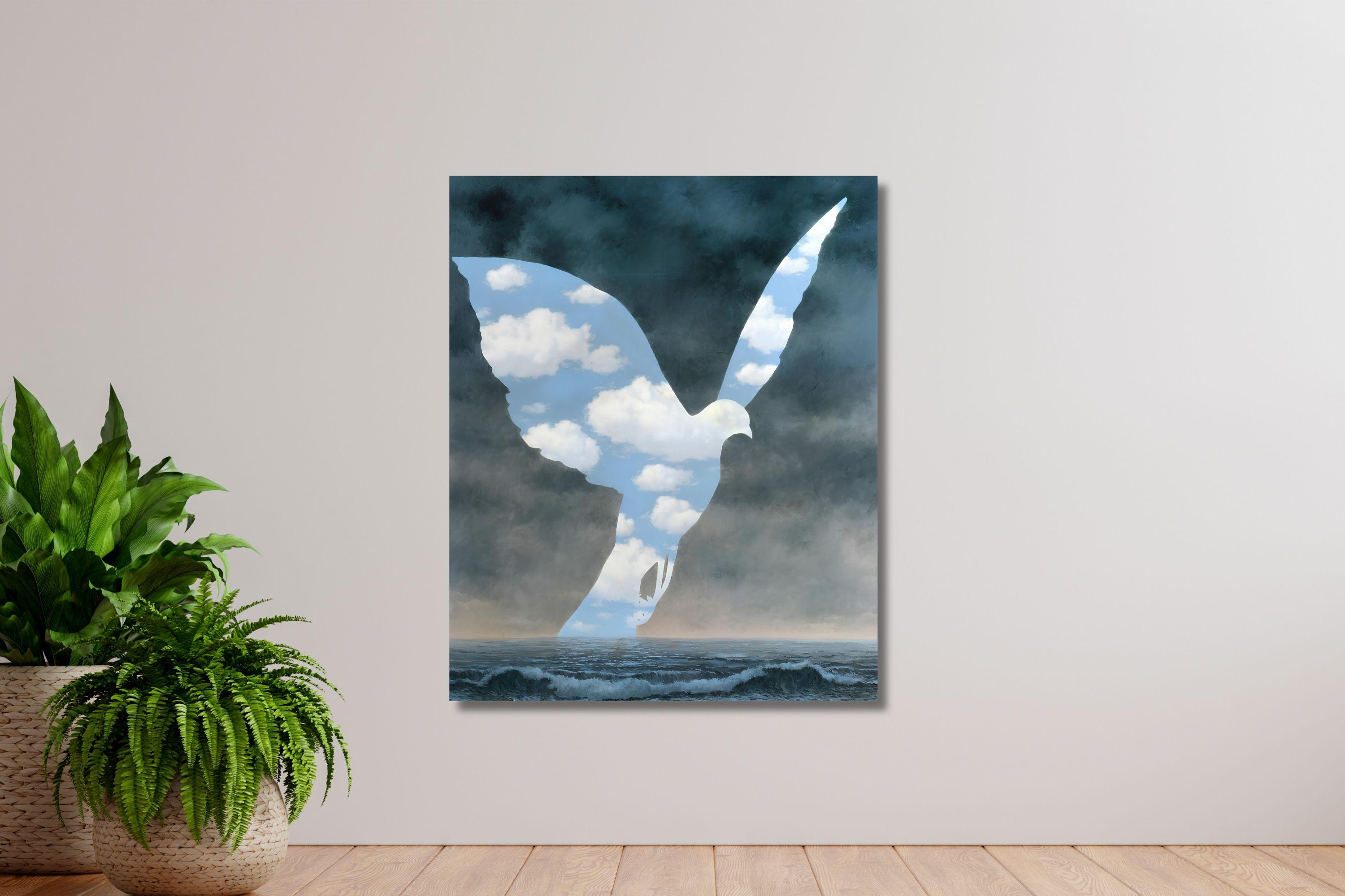 BE@RBRICK Magritte 100％ & 400％ マグリット 空の鳥 BE@RBRICK