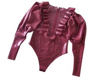 Combishort en latex à manches Canada