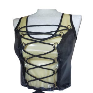 Latex D Ring Top