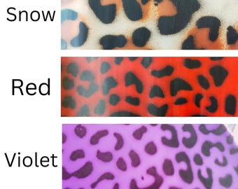Leopard Print Latex Suspender Belt. Rubber Animal Print Garters - Etsy