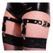 Latex Thigh Garters, Latex Buckle Garter Belt, Latex Accessories 