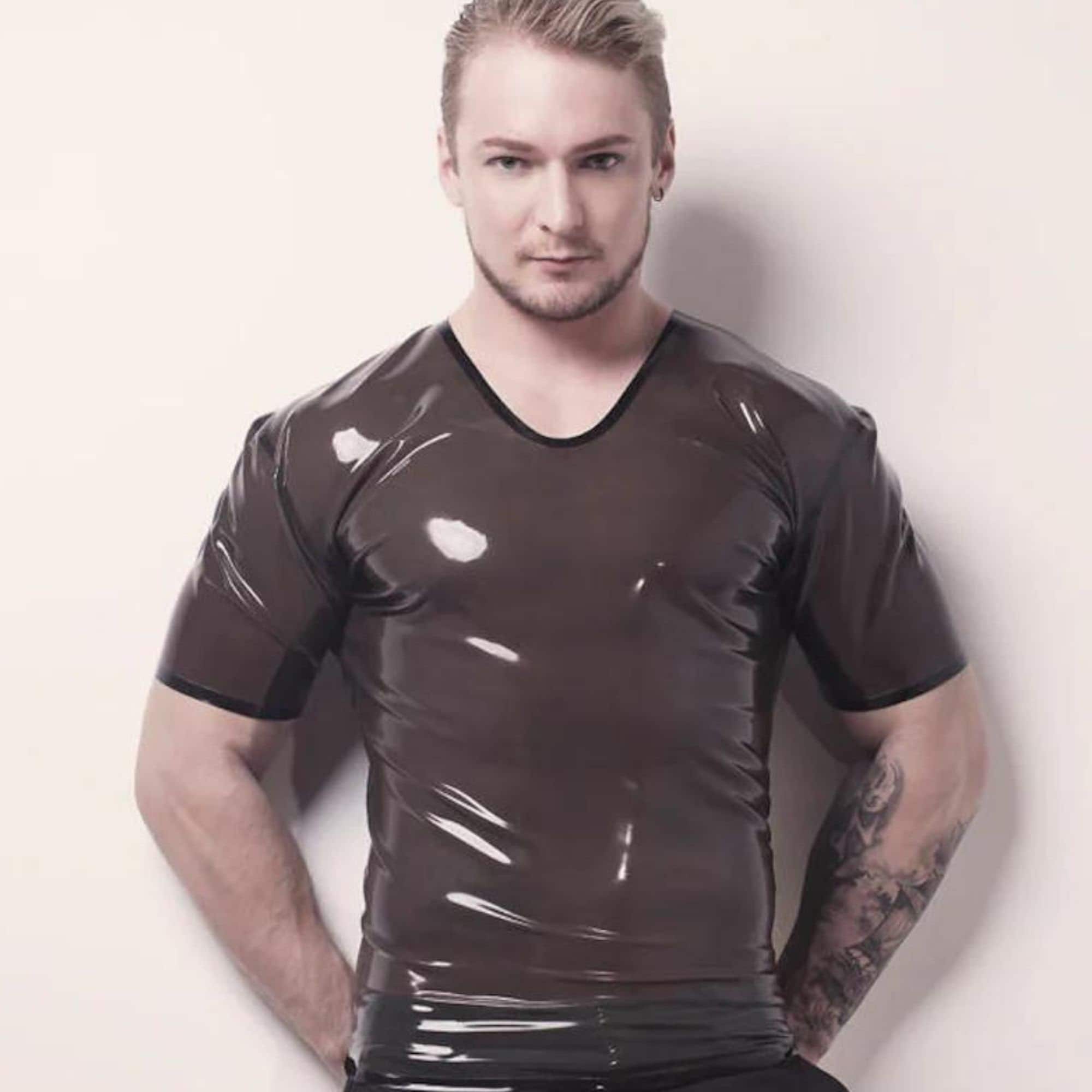Camiseta de látex para hombre