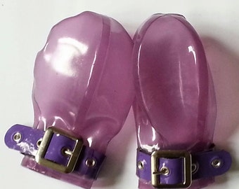 Fetish Latex Ball Mitts