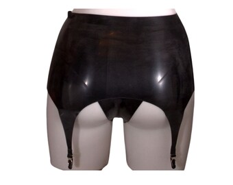 Latex Suspender Belt