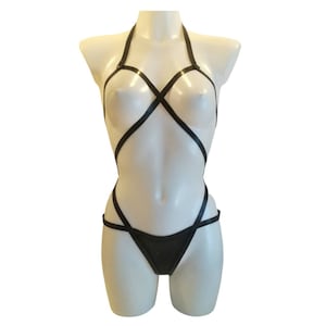 Latex Harness Bodysuit