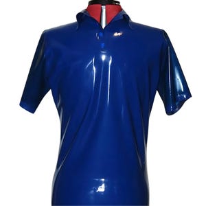Mens Latex Polo Shirt