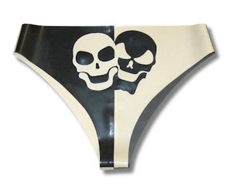 Monochrome Latex Thong