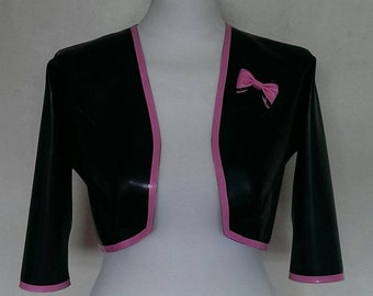 Latex Bolero Jacket with Bow