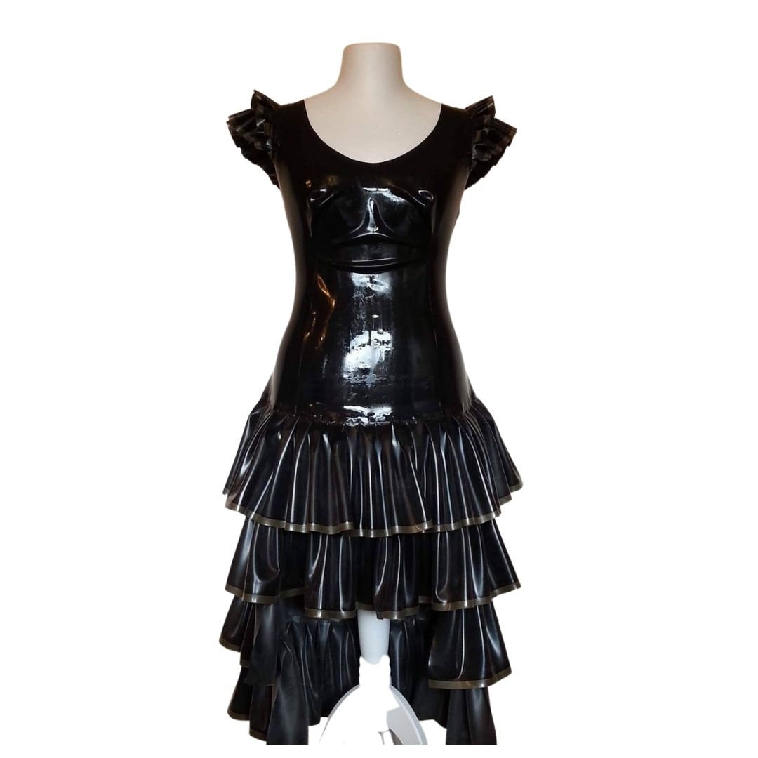 chinese dress ladies Mermaid Siren Cosplay Costume Fishtail & Top with Pearls – Kirsten Vaams  Latex Couture main image 0