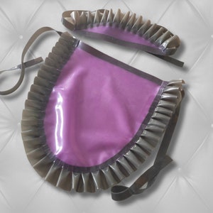 Latex Maid Apron and Cap