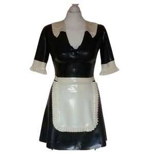 Latex French Maid Costume