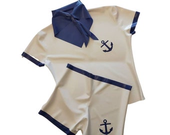 Latex Sailor Outfit