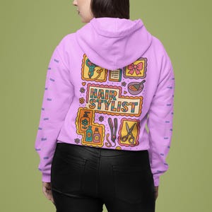 Hairdresser Hoodie, Hairstylist Sweater, Custom Hairdresser Gift, Cosmetology School Shirt, Beautician & Cosmetologist Gift