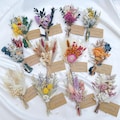Dried Flower Mini Bouquet, Bridesmaid Proposal Gift, Wedding & Home Decor, Pampas Hydrangea Posy