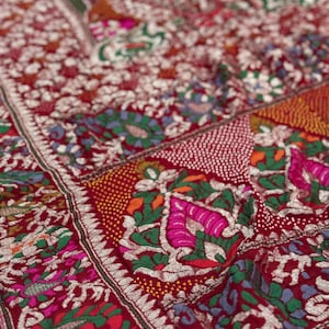 Pure Banarasi Georgette BANDHANI Saree Tested Zari Tilfi Saree