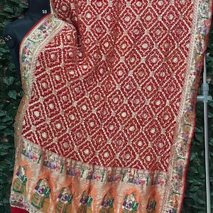 Pure Banarasi BANDHANI Dupatta