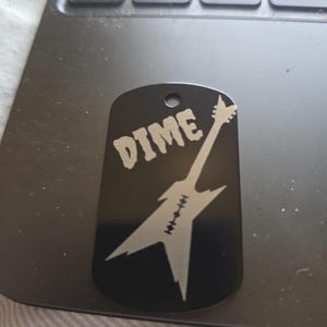 Damageplan Dimebag Darrell Rock Band Signature Guitar Pick