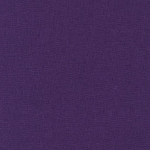Purple Kona Cotton Fabric Solid Purple Fabric Purple | Etsy