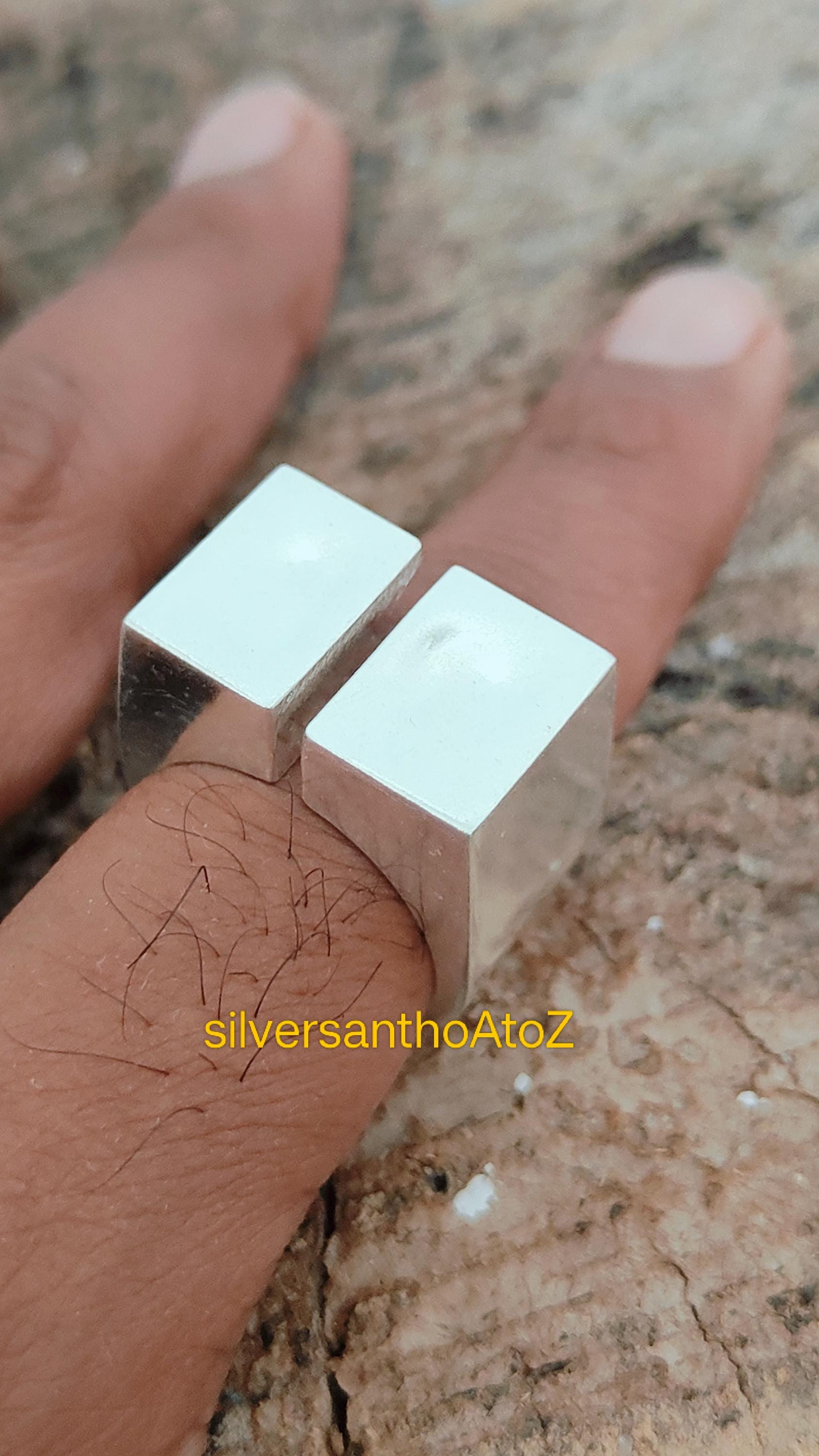 Open Signet Ring 925 Sterling Silver Open Signet Ring, Handmade Squared Band - Etsy