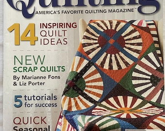 Revista Love of Quilting de Fons & Porter, septiembre/octubre de 2013