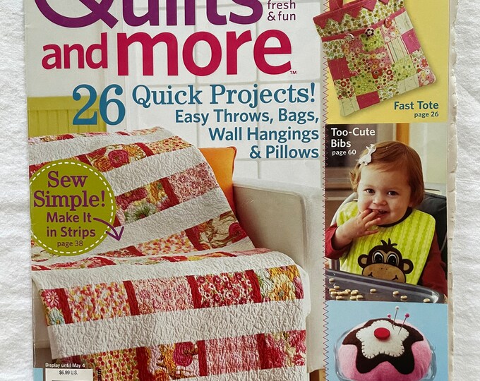 Better Homes Gardens Quilts & More Magazine Spring 2010 Etsy