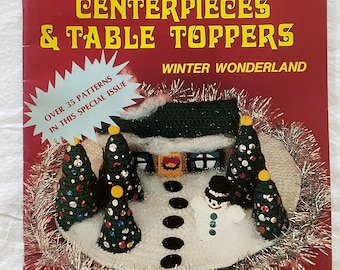 1984 Crochet World Christmas Centerpieces & Table Toppers 35+ Patterns