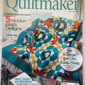Revista Quiltmaker, julio/agosto de 2018