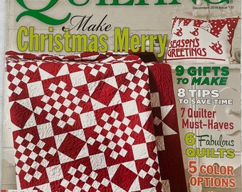 BHG American Patchwork & Quilting Magazine, numéro 131 de décembre 2014